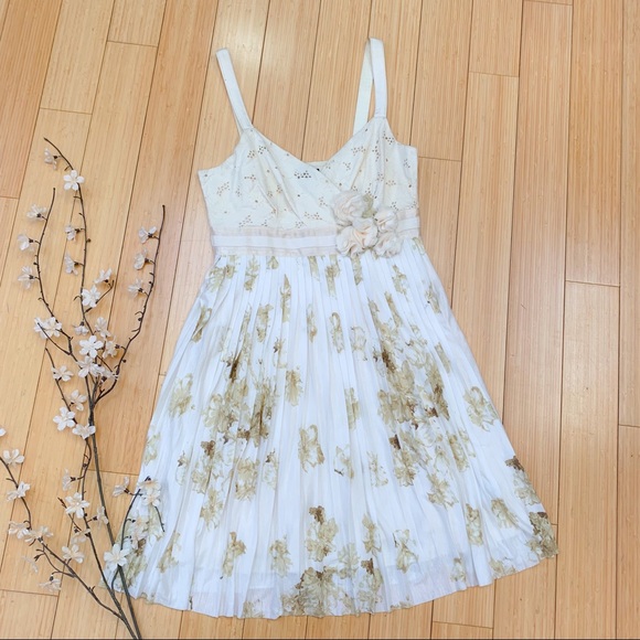 Anthropologie Dresses & Skirts - Anthropologie DELETTA cream eyelet dress, M.
